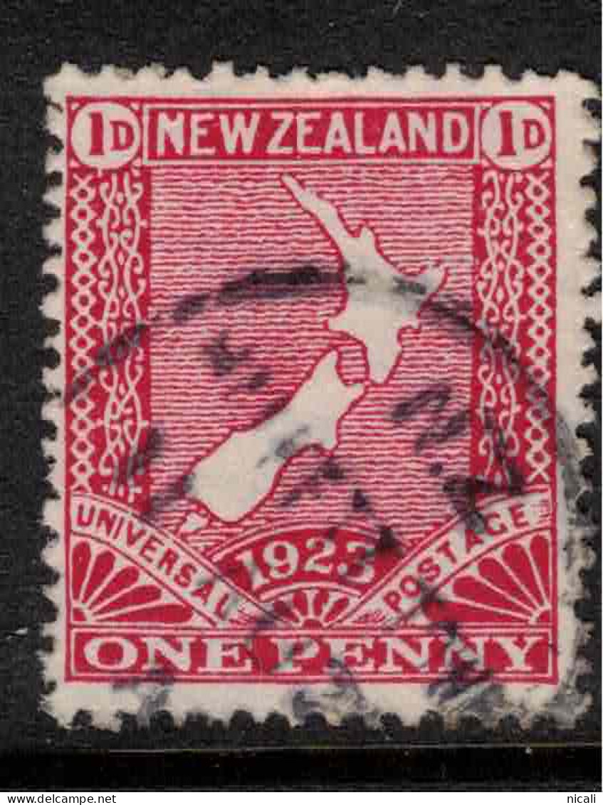 NZ 1923 1d Map Pmk = Halkett Town SG 460 U #CCO12 - Usati