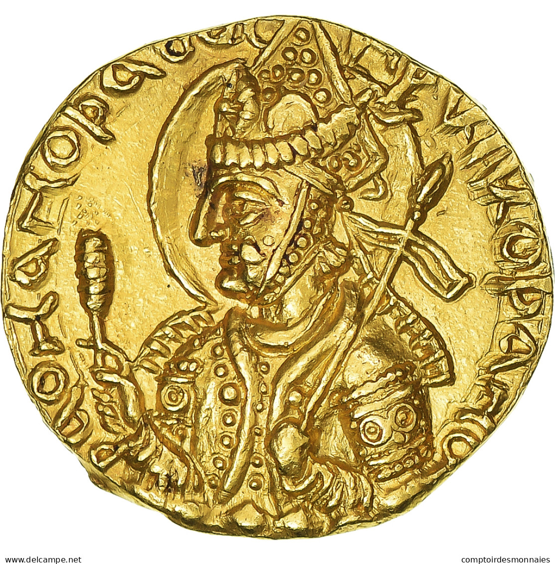 Monnaie, Kushan Empire, Huvishka, Dinar, 151-190, Mint In Baktria, SUP+, Or - Indiennes