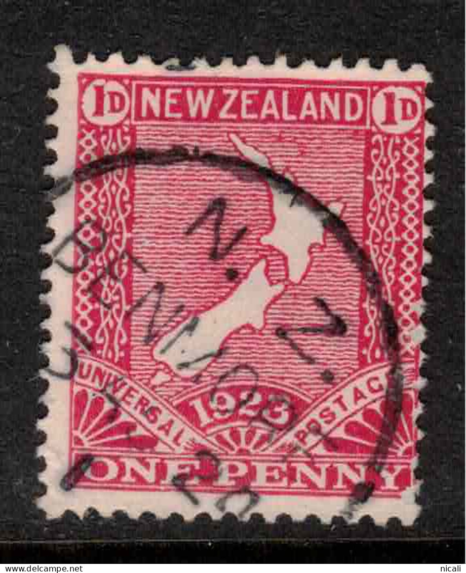 NZ 1923 1d Map Pmk = Benmore SG 460 U #CCO13 - Usati