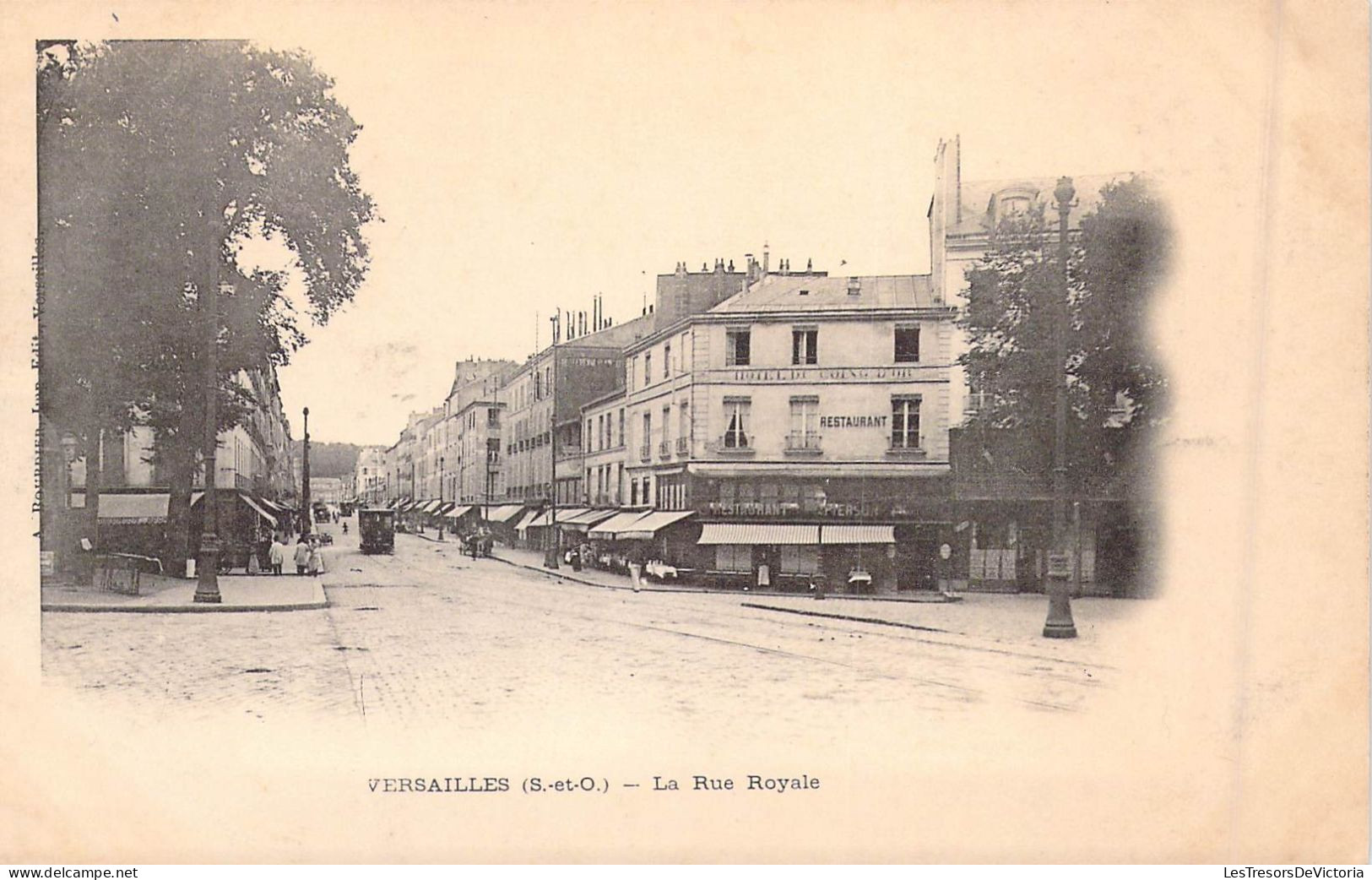 FRANCE - 78 - Versailles - La Rue Royale - Carte Postale Ancienne - Versailles