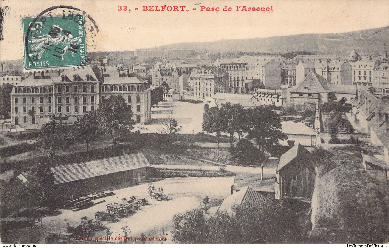 FRANCE - 90 - BELFORT - Parc De L'Arsenal - Edition Spéciale Des Galeries Modernes - Carte Postale Ancienne - Belfort - Città