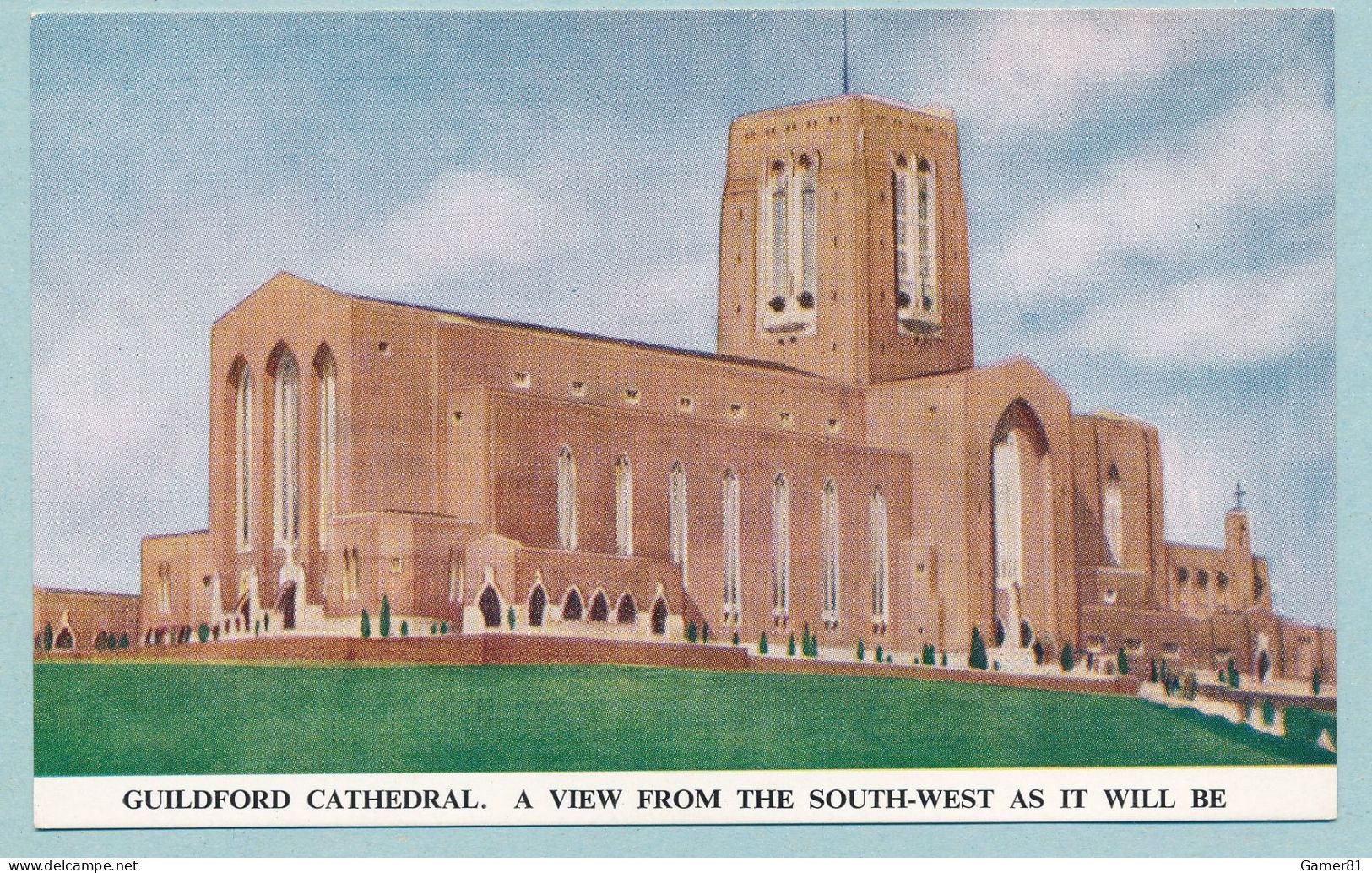 GUILDFORD Cathedral - A View From The South-west As It Will Be - Surrey
