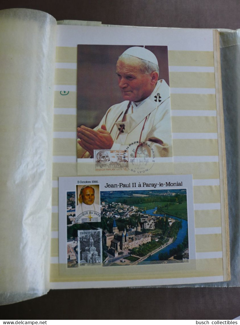 Beautiful Collection Of World Stamps S/S FDC Maximum Cards Covers About Pope John Paul II Pape Jean Papst Johannes - Papi