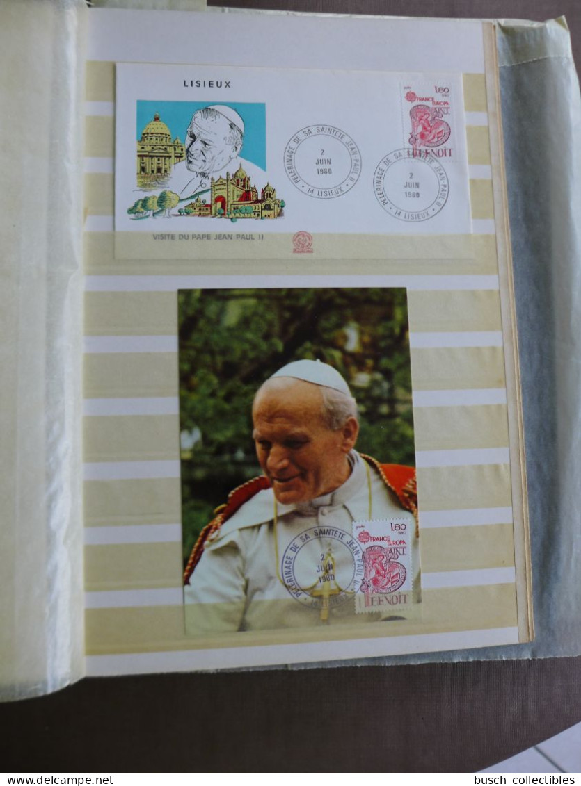 Beautiful Collection Of World Stamps S/S FDC Maximum Cards Covers About Pope John Paul II Pape Jean Papst Johannes - Papes