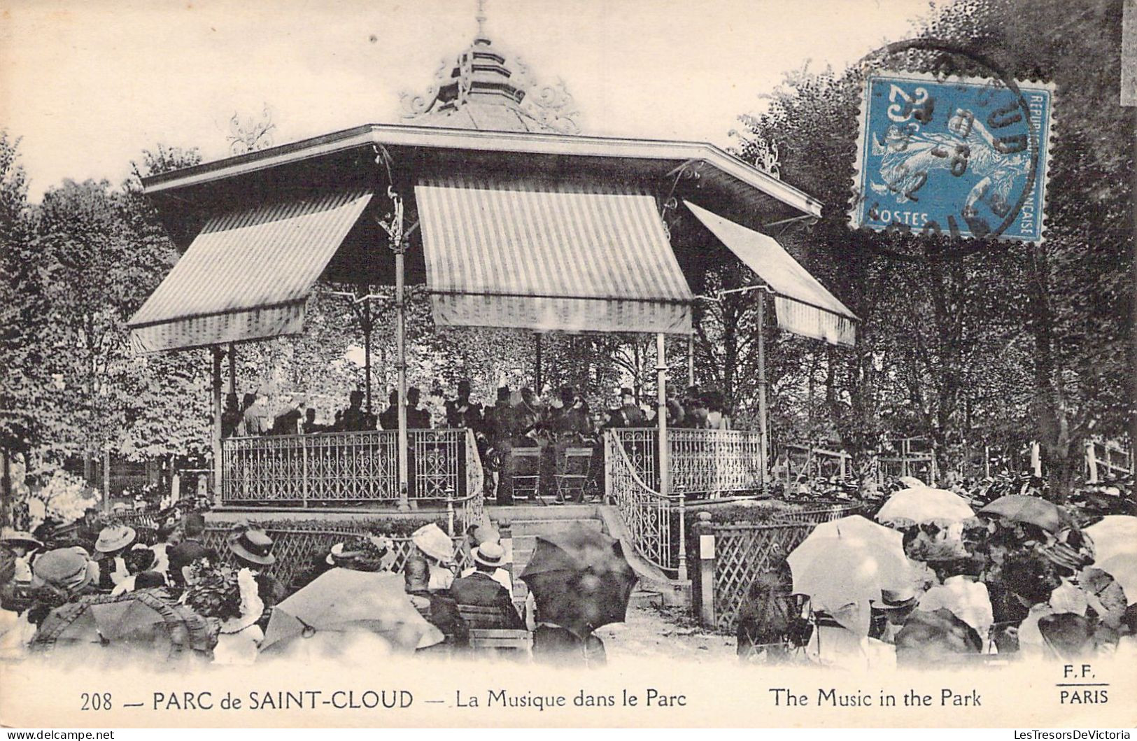 FRANCE - 92 - PARC DE SAINT CLOUD - La Musique Dans Le Parc - Carte Postale Ancienne - Saint Cloud