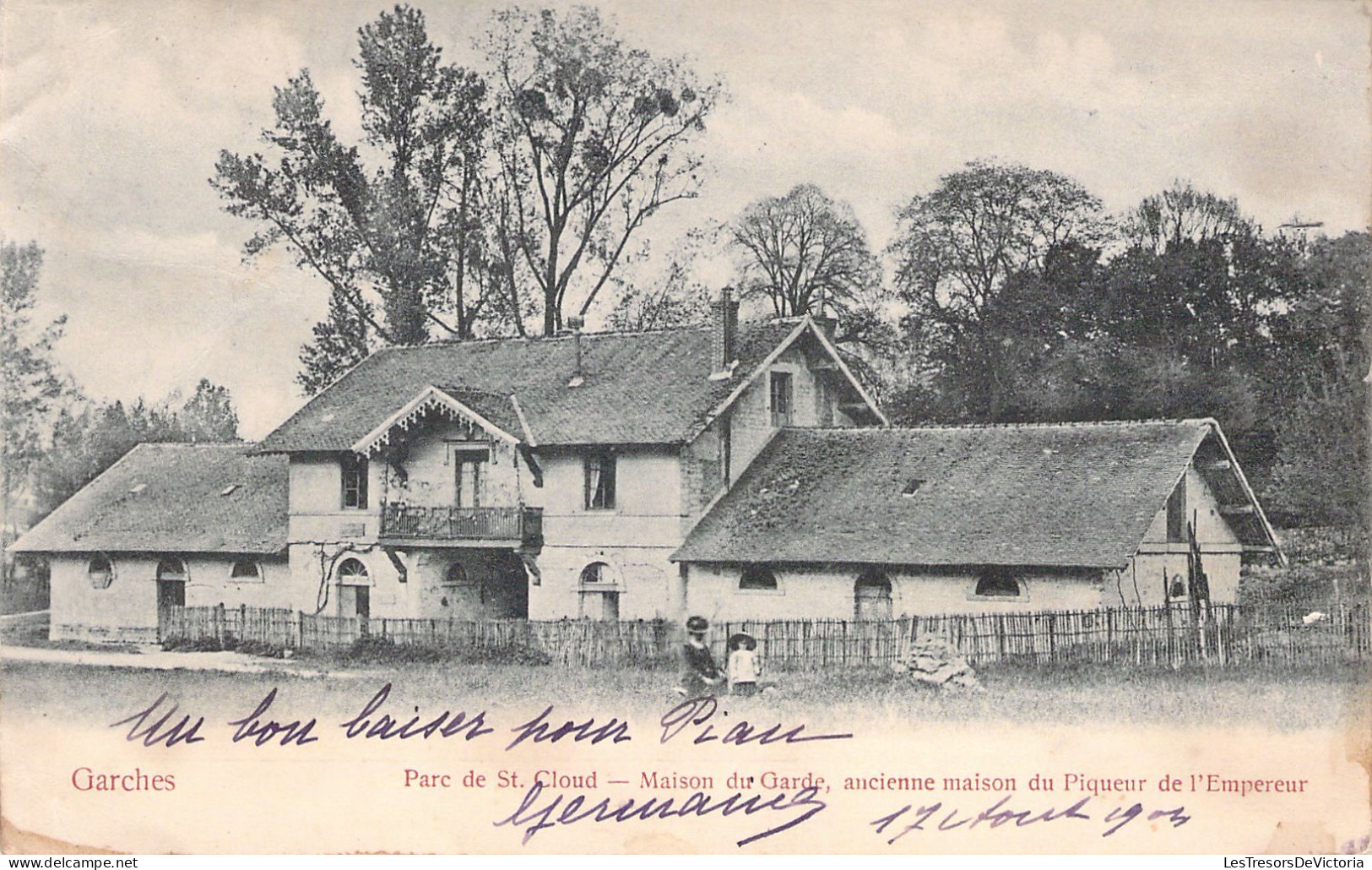 FRANCE - 92 - PARC DE SAINT CLOUD - Maison Du Garde - Ancienne Maison Du Piqueur De L'Empereur - Carte Postale Ancienne - Saint Cloud