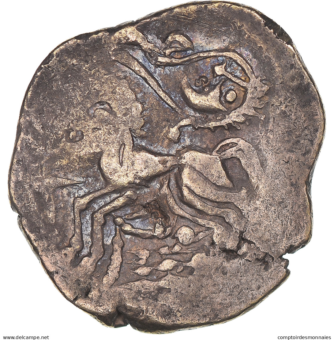 Monnaie, Osismii, Statère "au Sanglier Et à L'aigle", 1st Century BC, Carhaix - Gauloises