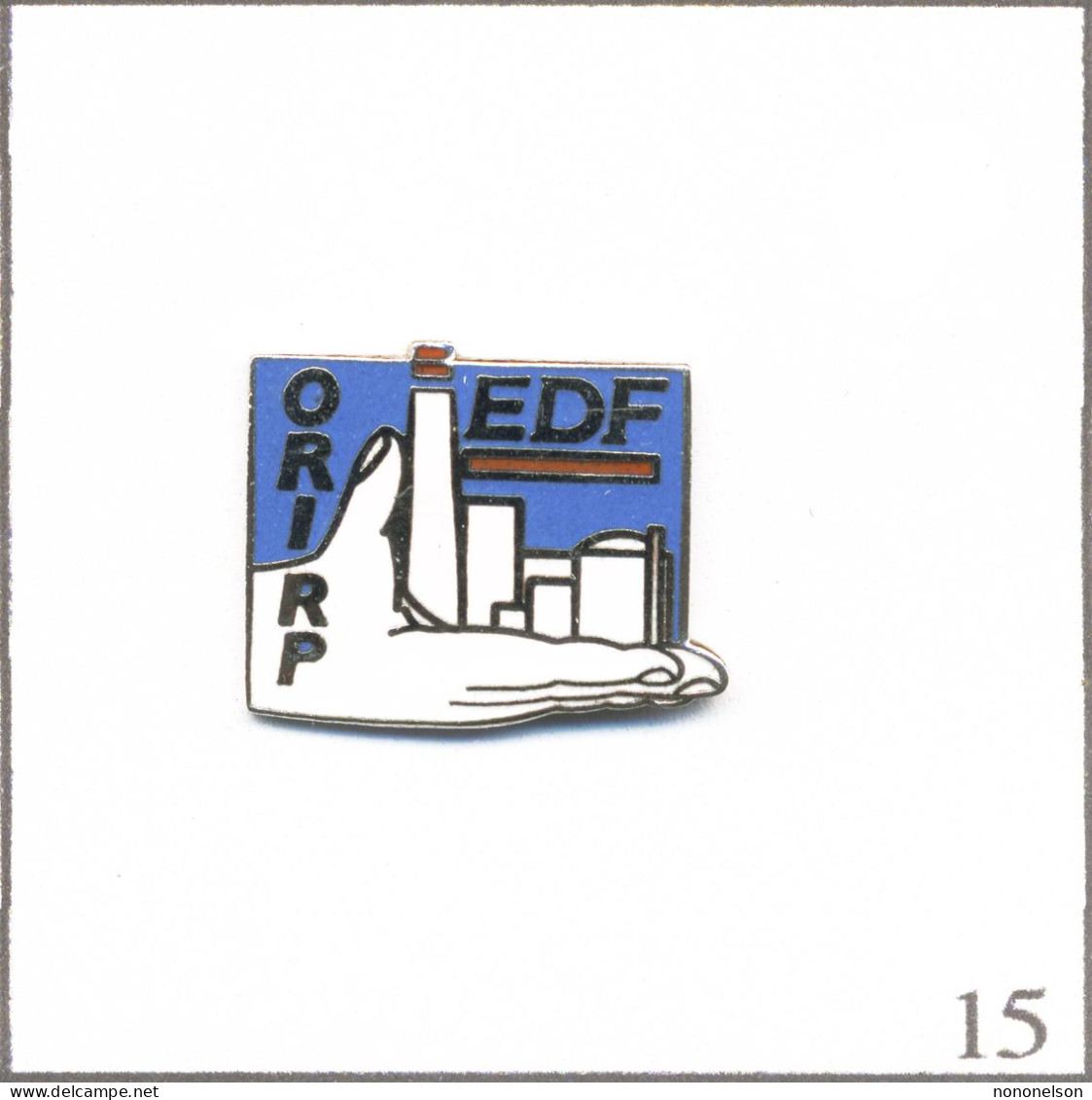 Pin's Energie - EDF / ORI-RP (Maintenance Centrales Thermiques Et Nucléaires). Non Estampillé. EGF. T940-15 - EDF GDF