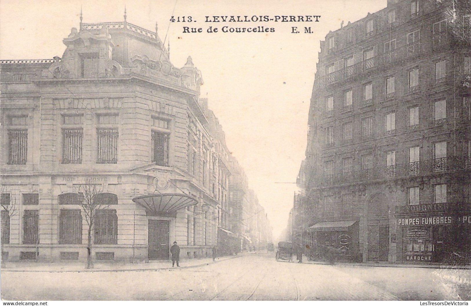 FRANCE - 92 - Levallois Perret - Rue De Courcelles - Edit E Malcuit - Carte Postale Ancienne - Levallois Perret