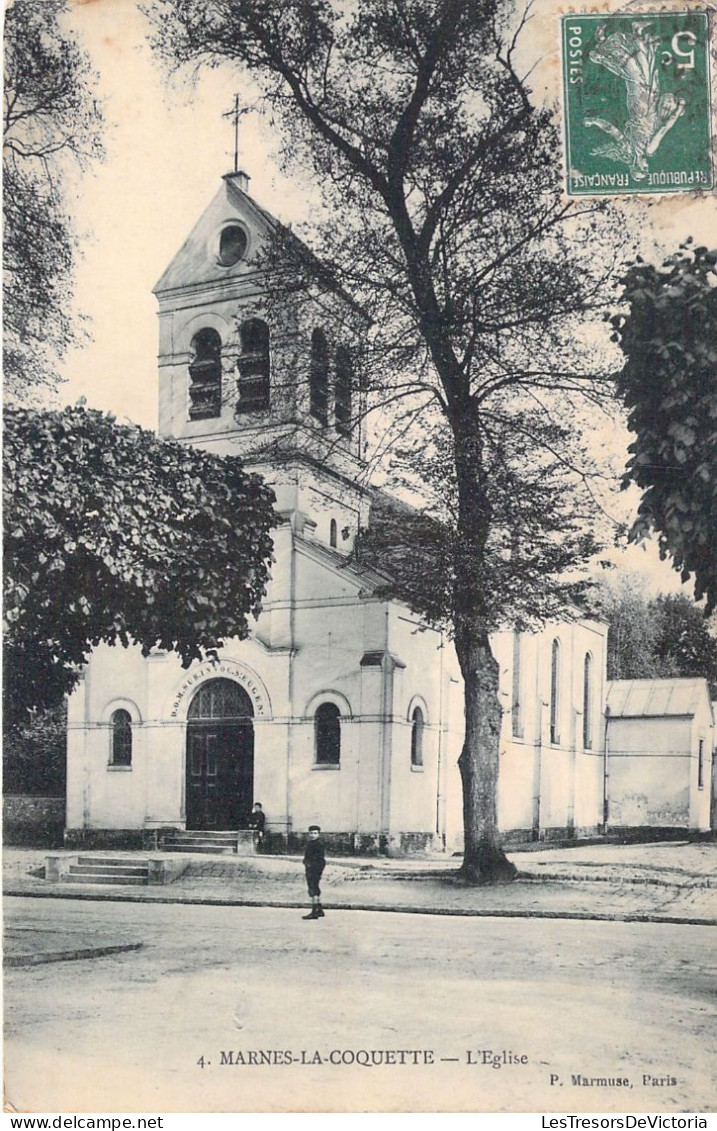 FRANCE - 92 - MARNES LA COQUETTE - L'église - Carte Postale Ancienne - Sonstige & Ohne Zuordnung