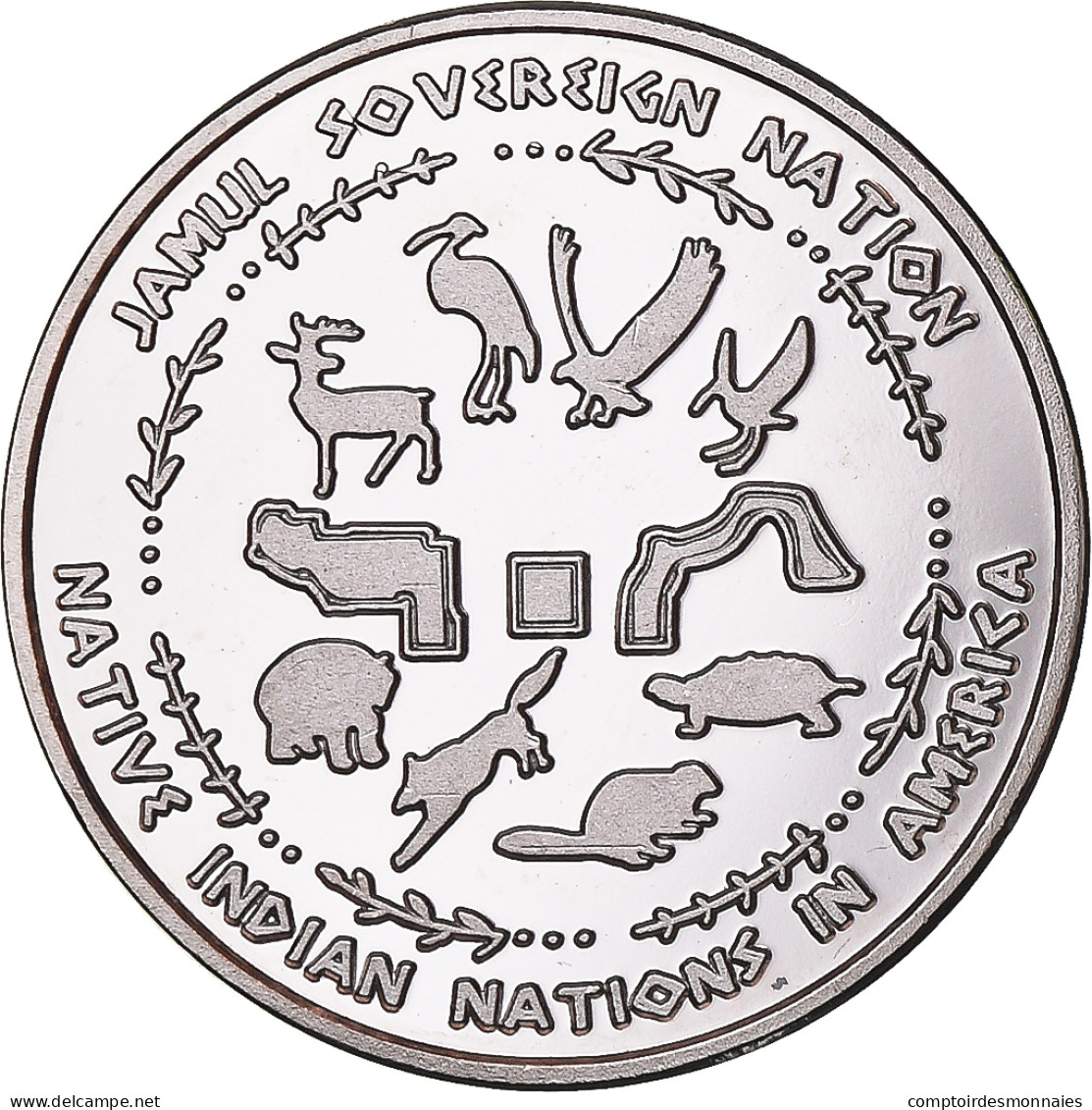 Monnaie, États-Unis, 5 Cents, 2023, Tribus Des Amérindiens.Seneca Tribes.BE - Gedenkmünzen