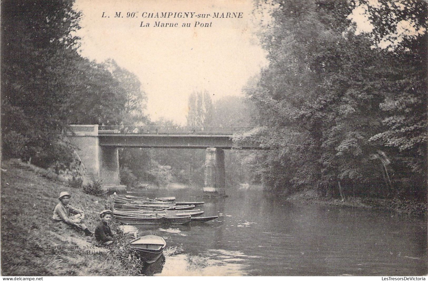 FRANCE - 93 - CHAMPIGNY - La Marne Au Pont - Carte Postale Ancienne - Autres & Non Classés