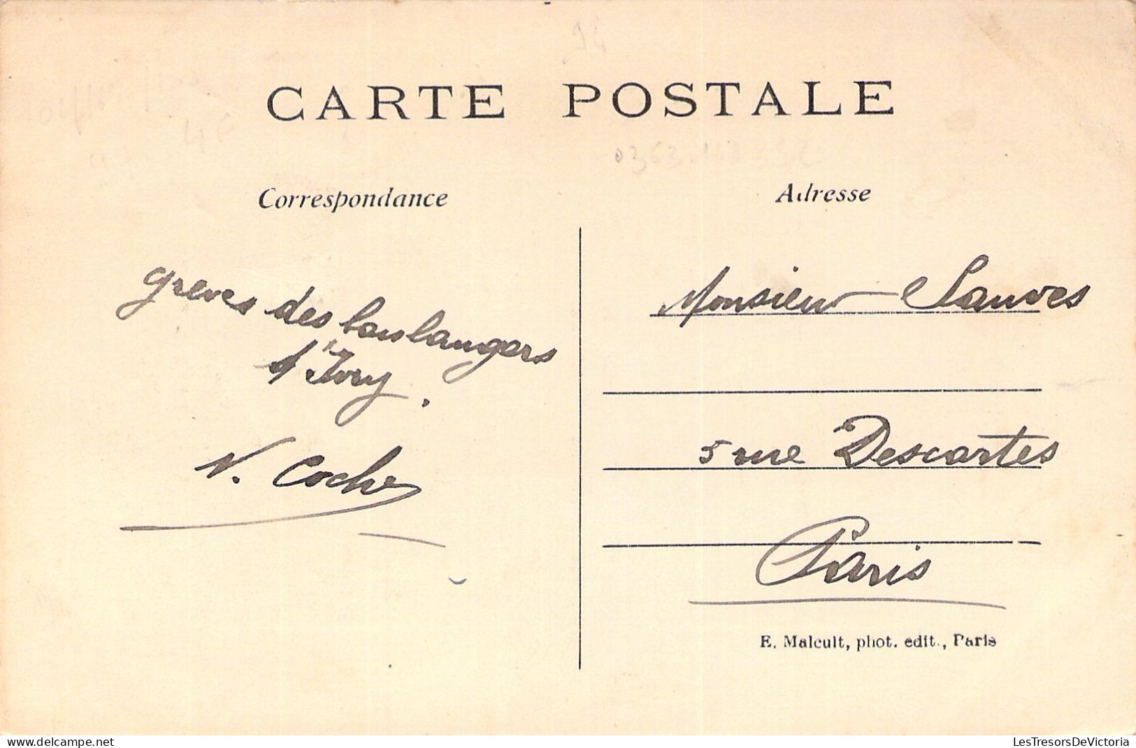FRANCE - 93 - IVRY - La Rue Nationale Prise De La Rue De Seine - Edit E Malcuit - Carte Postale Ancienne - Autres & Non Classés