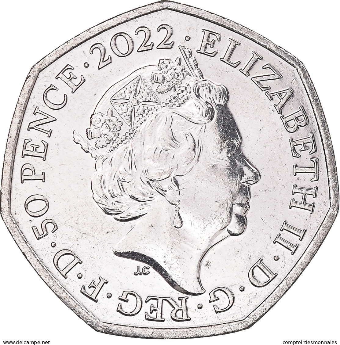 Monnaie, Gibraltar, 50 Pence, 2022, Fierté., SPL, Cupro-nickel - Gibraltar
