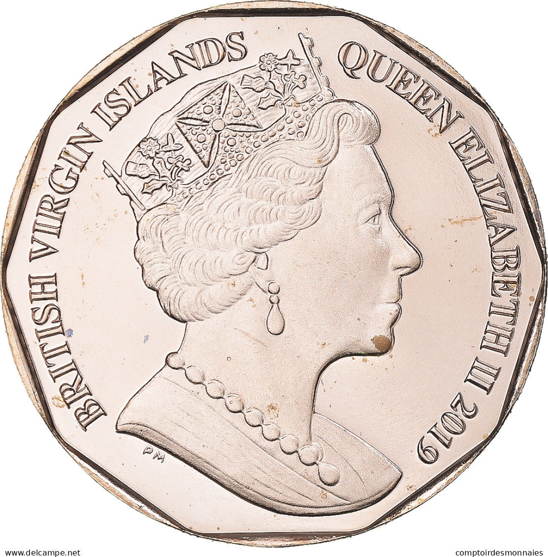 Monnaie, Îles Vierges Britanniques, 1 Dollar, 2019, Coloured Andean - Iles Vièrges Britanniques