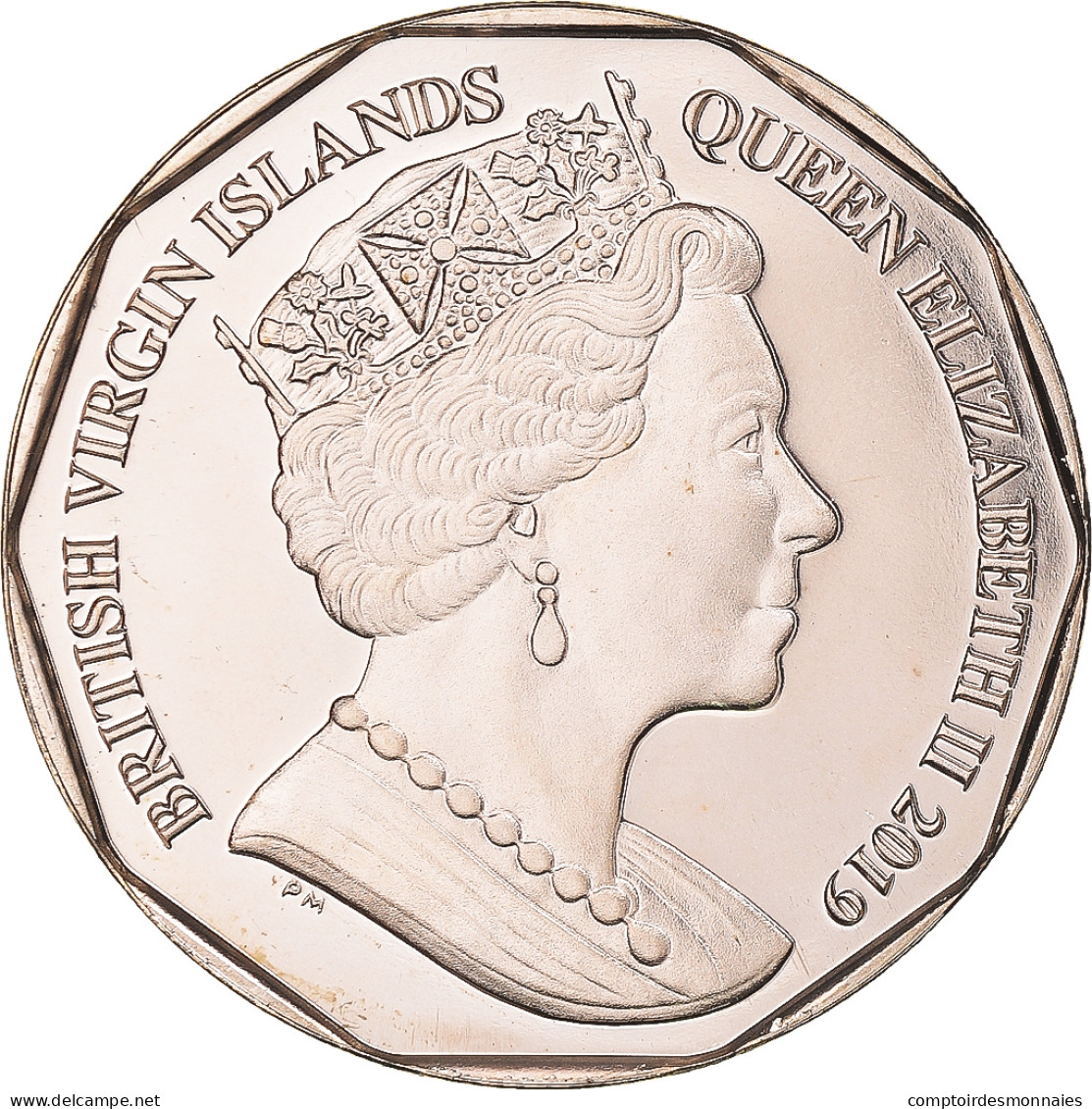 Monnaie, Îles Vierges Britanniques, 1 Dollar, 2019, Coloured James's - Isole Vergini Britanniche