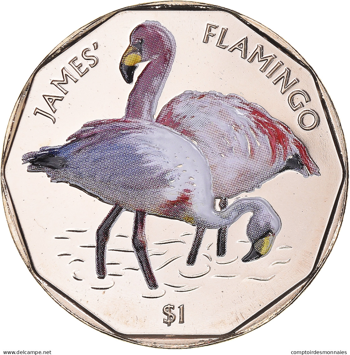 Monnaie, Îles Vierges Britanniques, 1 Dollar, 2019, Coloured James's - Islas Vírgenes Británicas