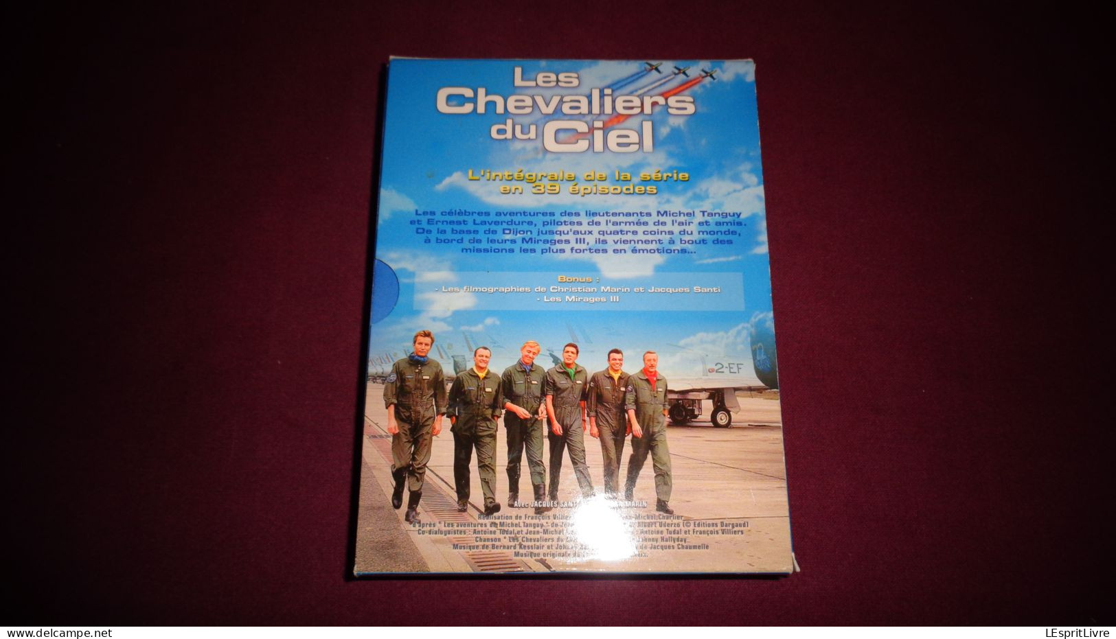 LES CHEVALIERS DU CIEL L'Intégrale Coffret 6 DVD 39 Episodes Tanguy Laverdure Aviation Mirage III Avion Série Télévision