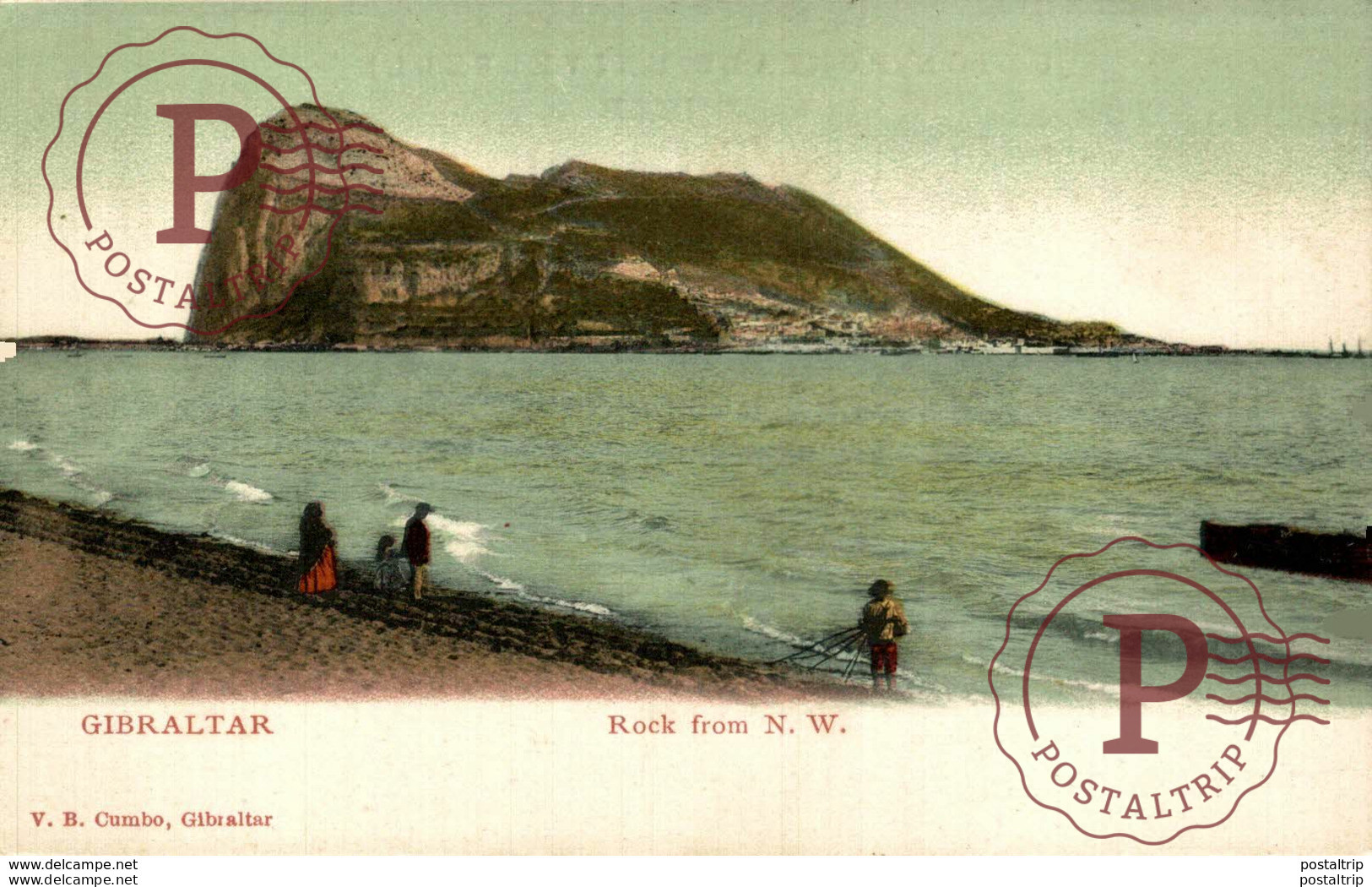 Rock From N.W..  // GIBRALTAR - Gibraltar