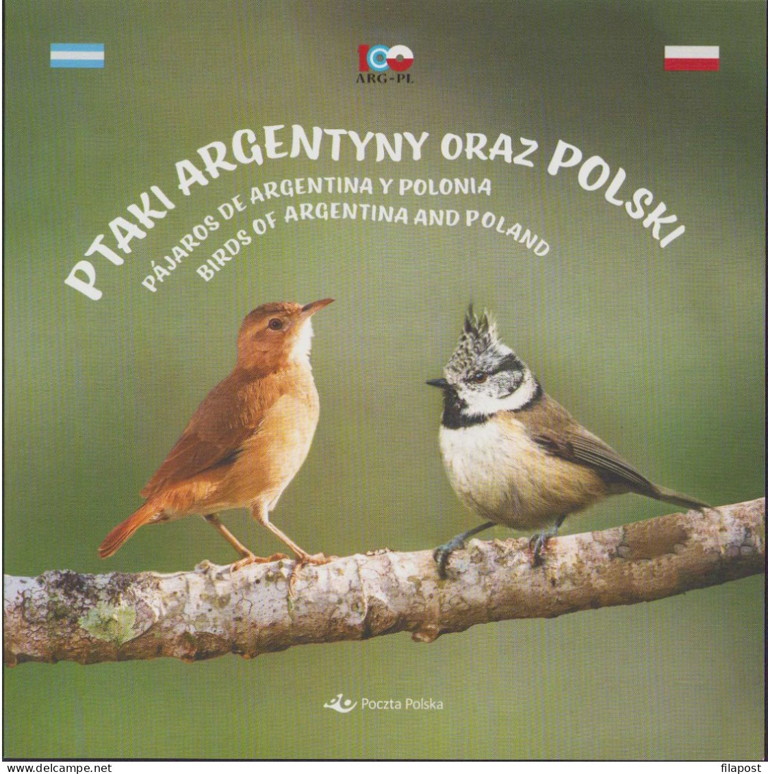 Poland 2023 Booklet - Joint Issue / Birds Of Argentina And Poland, Argentina, Poland, Animals, Birds, Animal - Booklets