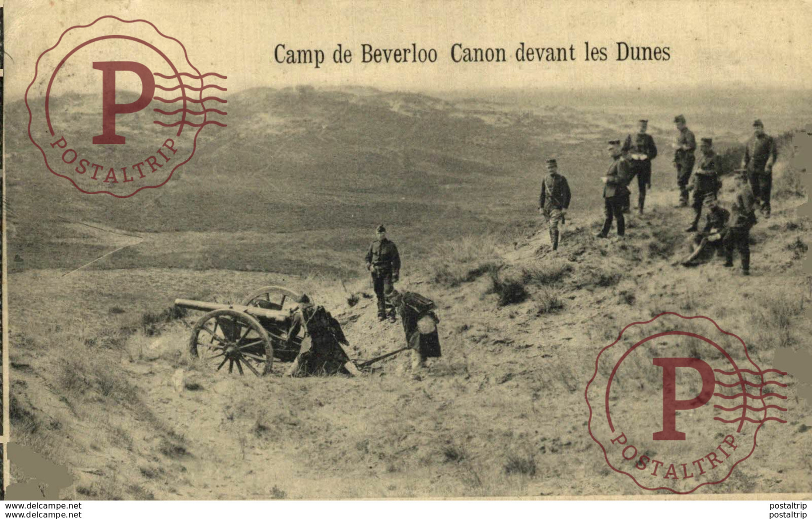 CANON DEVANT LES DUNES - Camp De BEVERLOO KAMP LEOPOLDSBURG BOURG LEOPOLD WWICOLLECTION - Leopoldsburg (Camp De Beverloo)