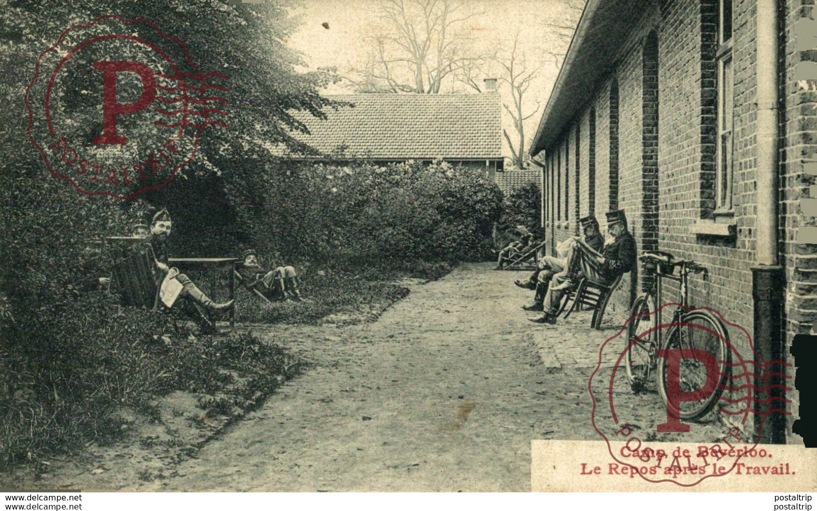 LE REPOS APRÈS LE TRAVAIL - Camp De BEVERLOO KAMP LEOPOLDSBURG BOURG LEOPOLD WWICOLLECTION - Leopoldsburg (Camp De Beverloo)