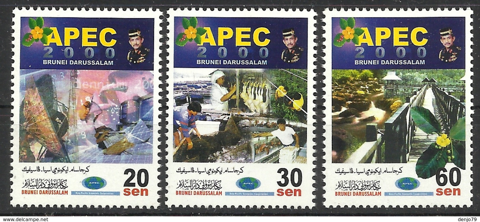 BRUNEI 2000 APEC SET MNH - Brunei (1984-...)