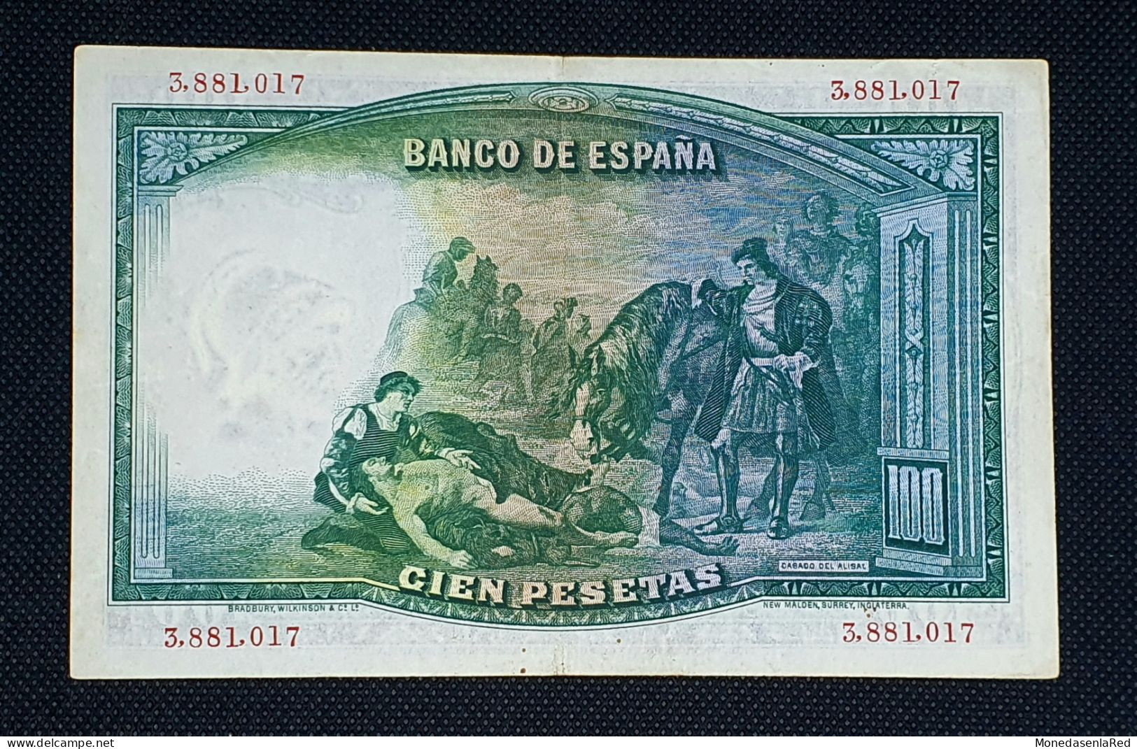 ESPAÑA 100 PESETAS 1931 / II REPUBLICA / SIN SERIE EBC / XF - 100 Pesetas