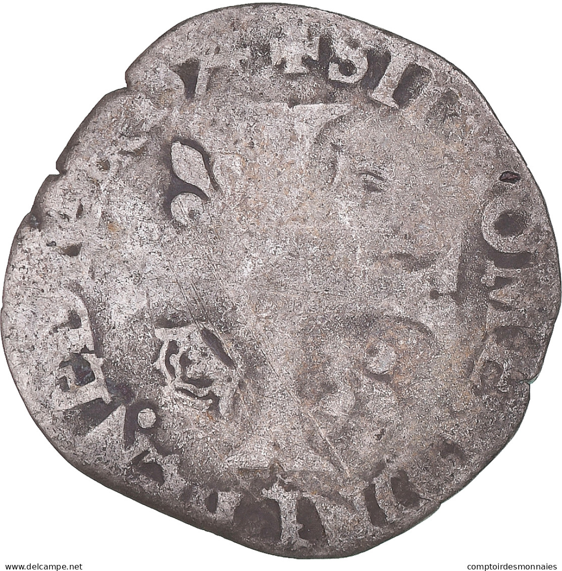 Monnaie, France, Douzain Aux Deux C, 1574, Atelier Incertain, B, Billon - 1560-1574 Carlo IX