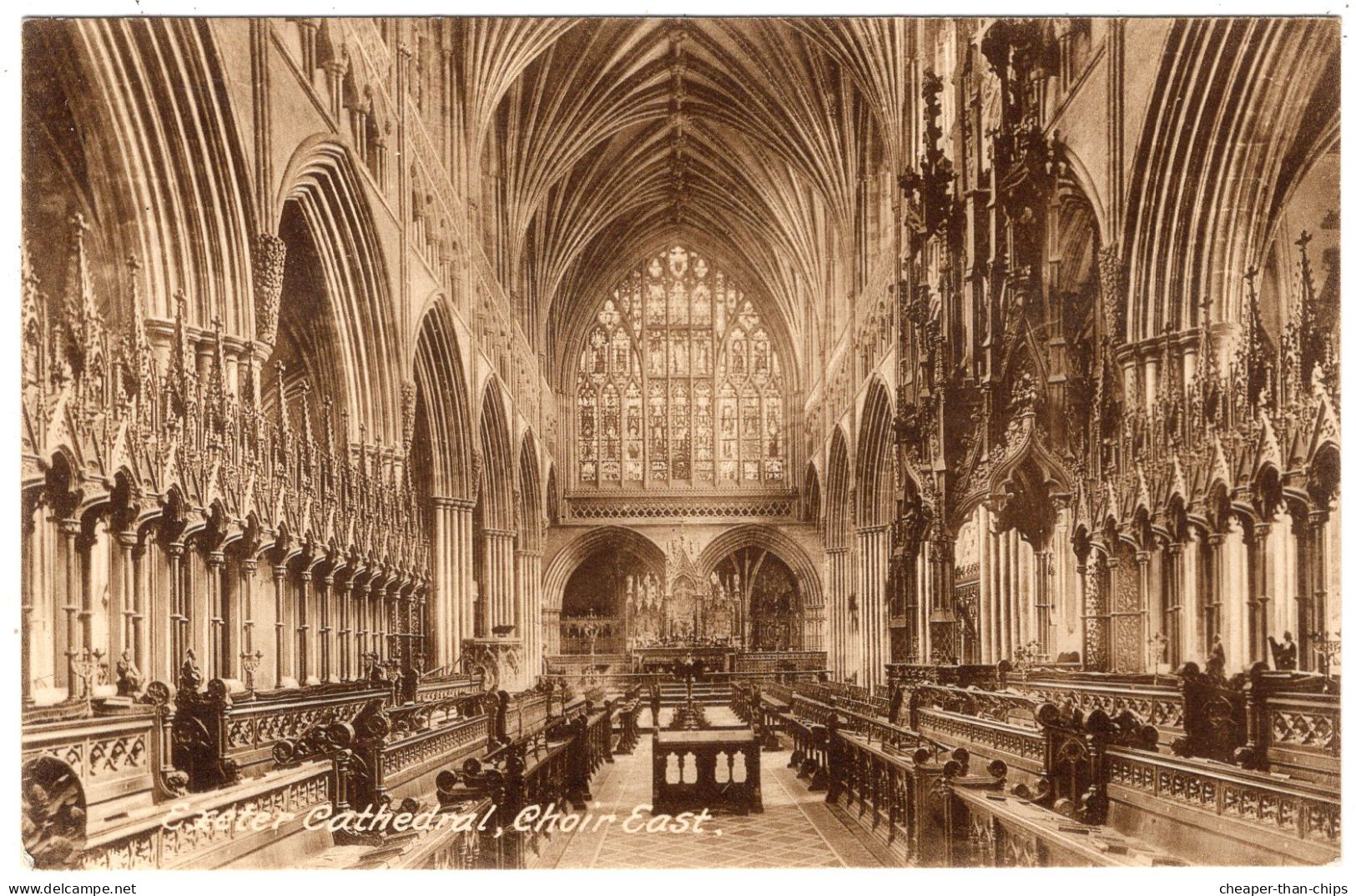 EXETER CATHEDRAL - Choir East - Frith 19621 - Exeter