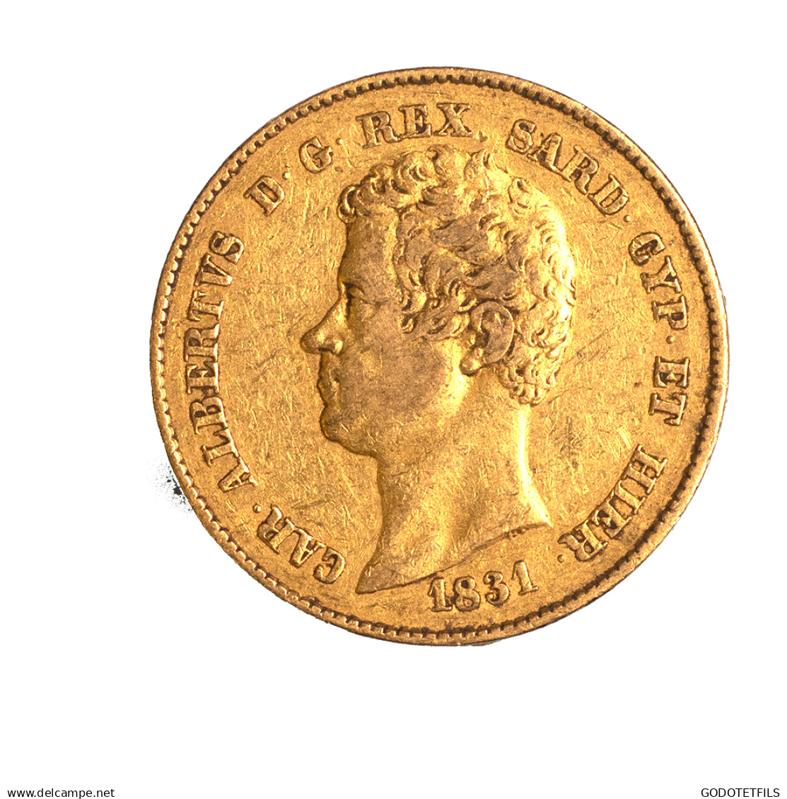 Italie - Royaume De Sardaigne 20 Lire Charles Albert Turin 1831 - Andere & Zonder Classificatie