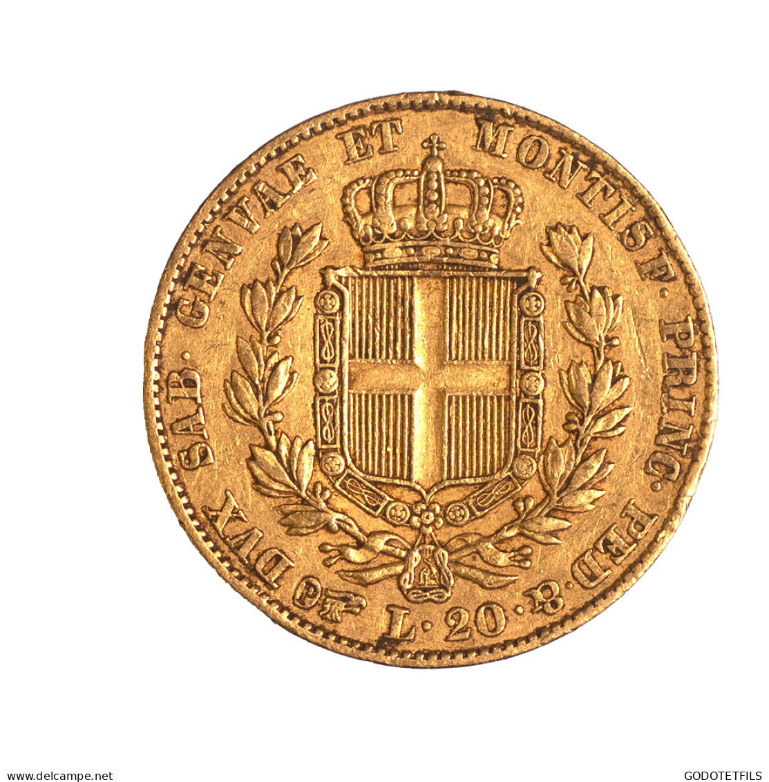 Italie - Royaume De Sardaigne 20 Lire Charles Albert Turin 1831 - Andere & Zonder Classificatie