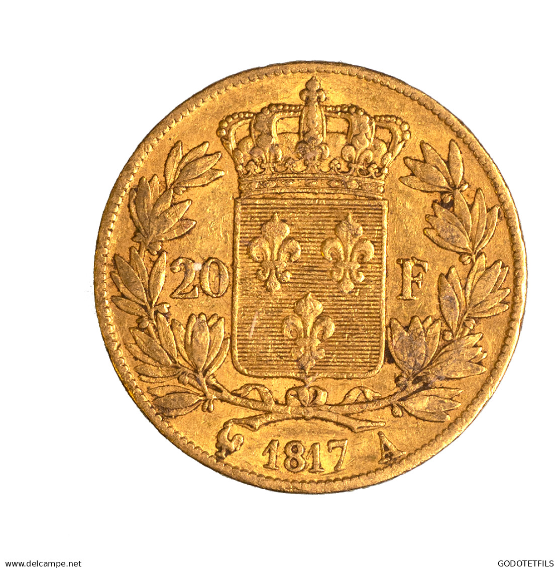 Louis XVIII-20 Francs 1817 Paris - 20 Francs (goud)