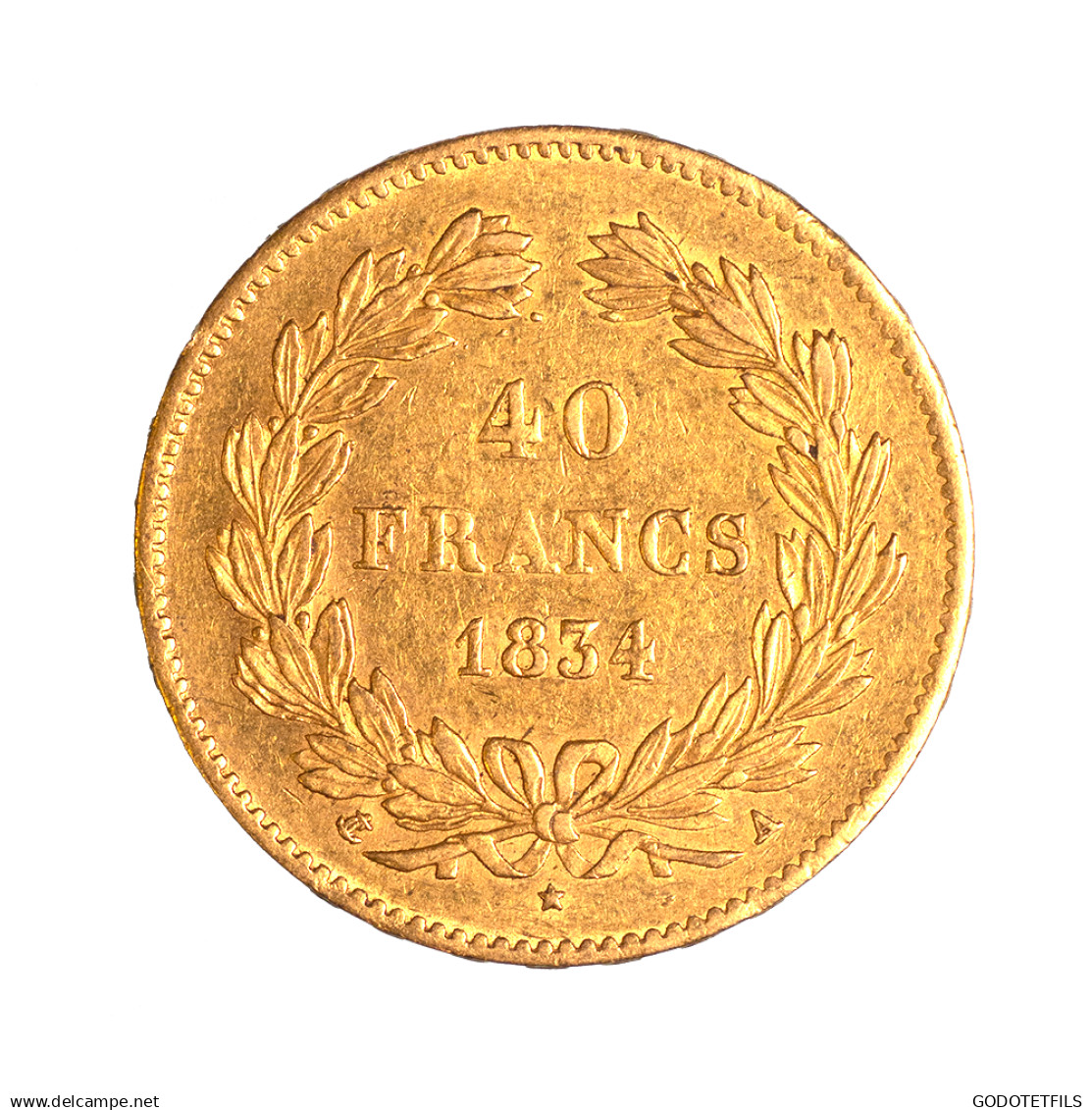 Louis-Philippe-40 Francs 1834 Paris - 40 Francs (or)