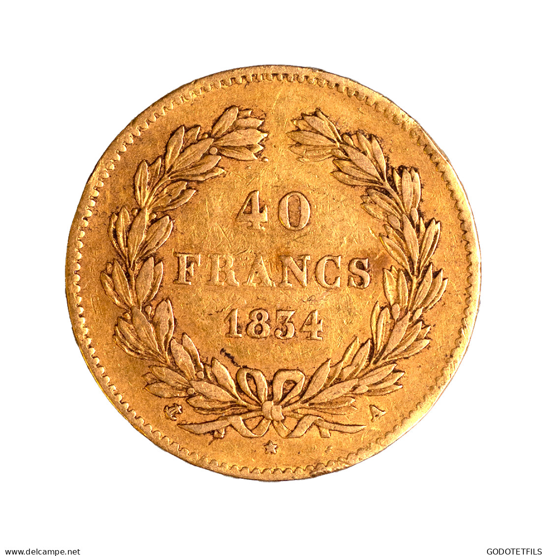 Louis-Philippe-40 Francs 1834 Paris - 40 Francs (goud)