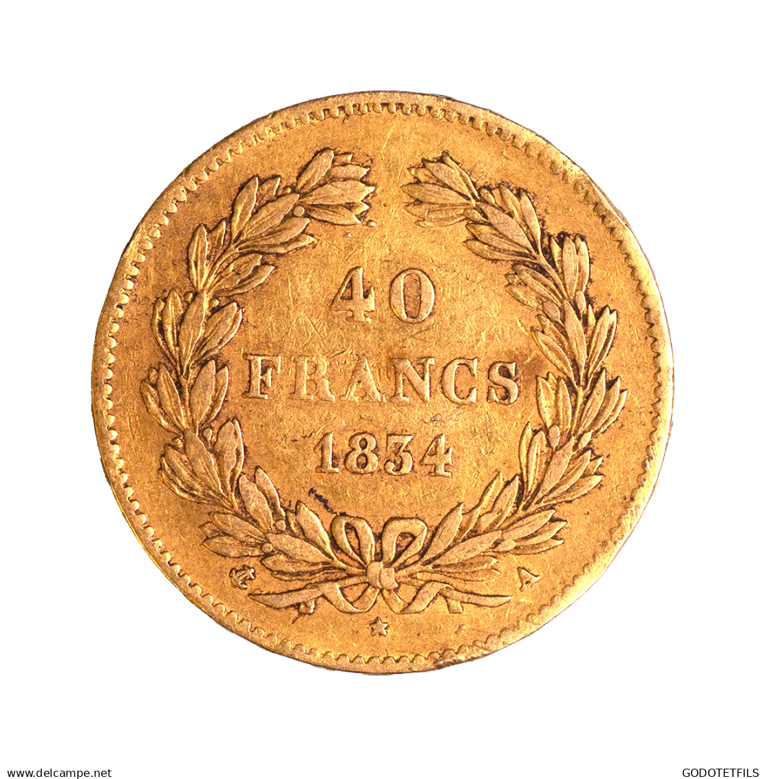 Louis-Philippe-40 Francs 1834 Paris - 40 Francs (oro)