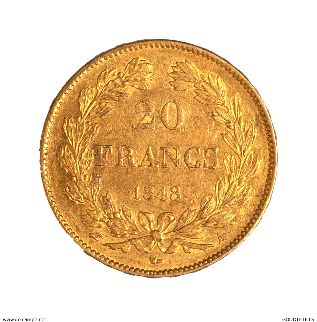 Louis-Philippe-20 Francs 1848 Paris - 20 Francs (gold)