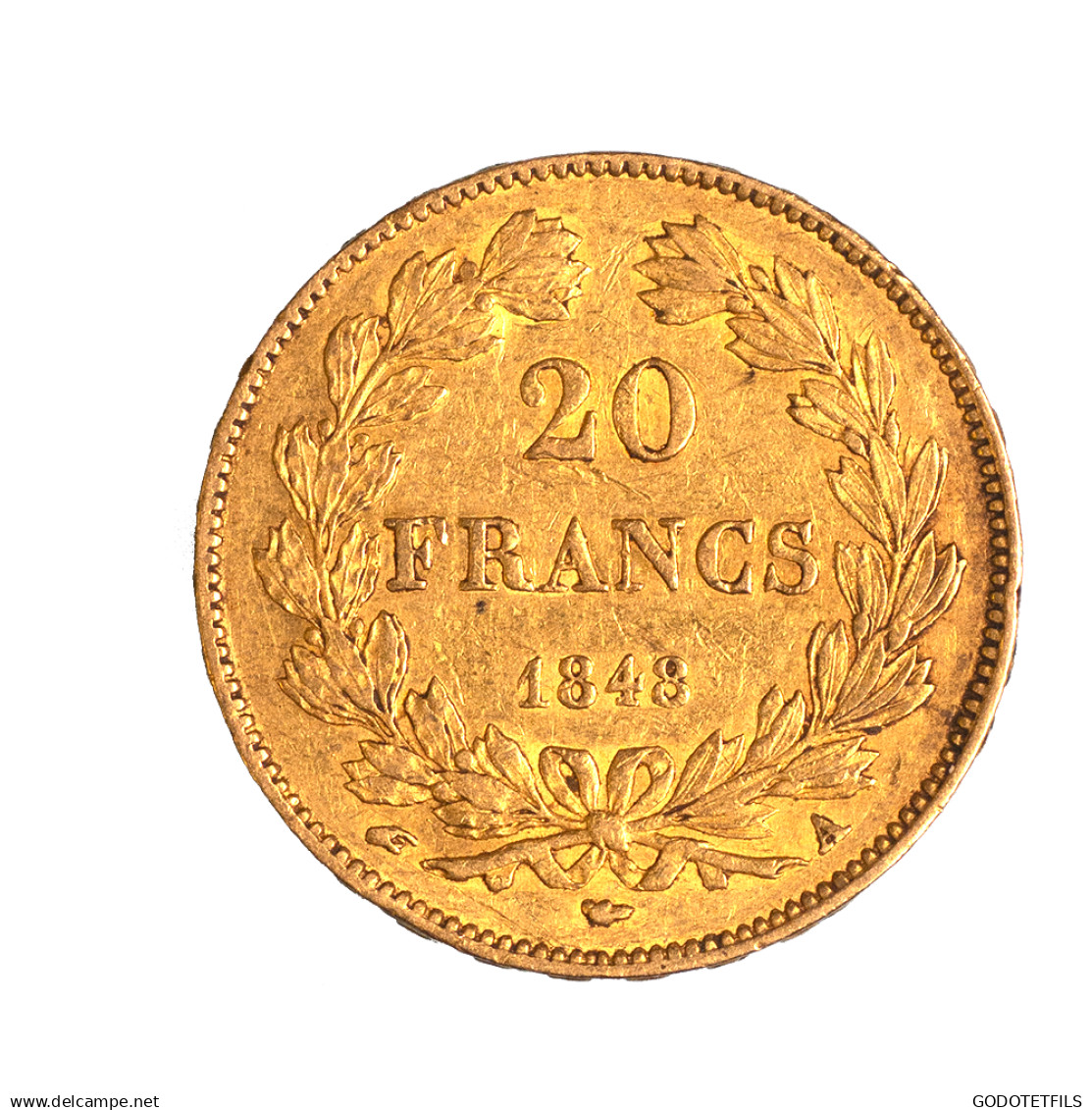 Louis-Philippe-20 Francs 1848 Paris - 20 Francs (gold)