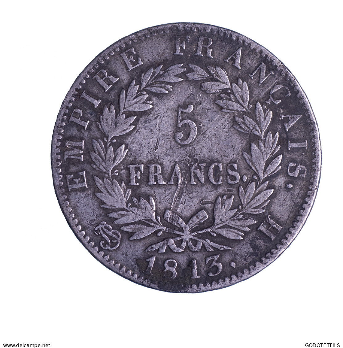 Premier-Empire-Napoléon Ier-5 Francs 1813 La Rochelle - 5 Francs