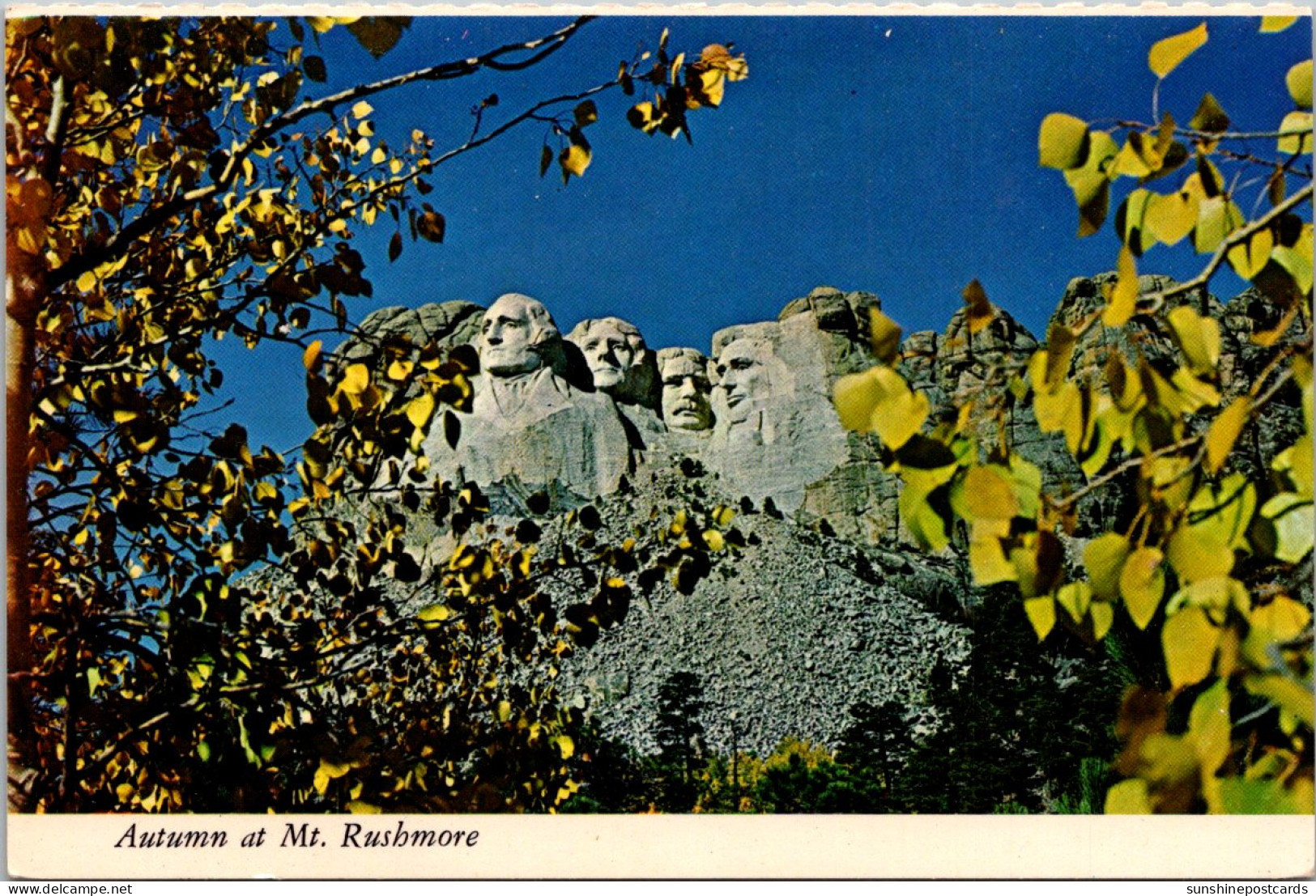 South Dakota Black Hills Mount Rushmore In Autumn - Altri & Non Classificati