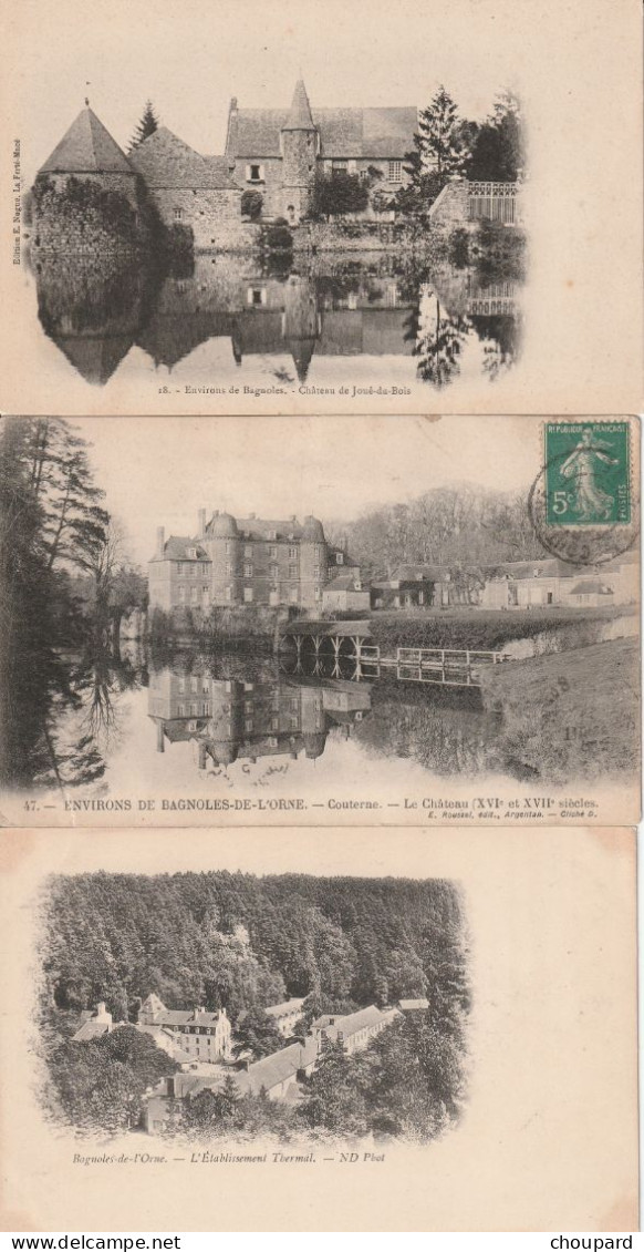 61 - LOT DE 39 CARTES POSTALES ANCIENNES DE BAGNOLES DE L'ORNE DONT 17 CPA DOS SIMPLES - Bagnoles De L'Orne