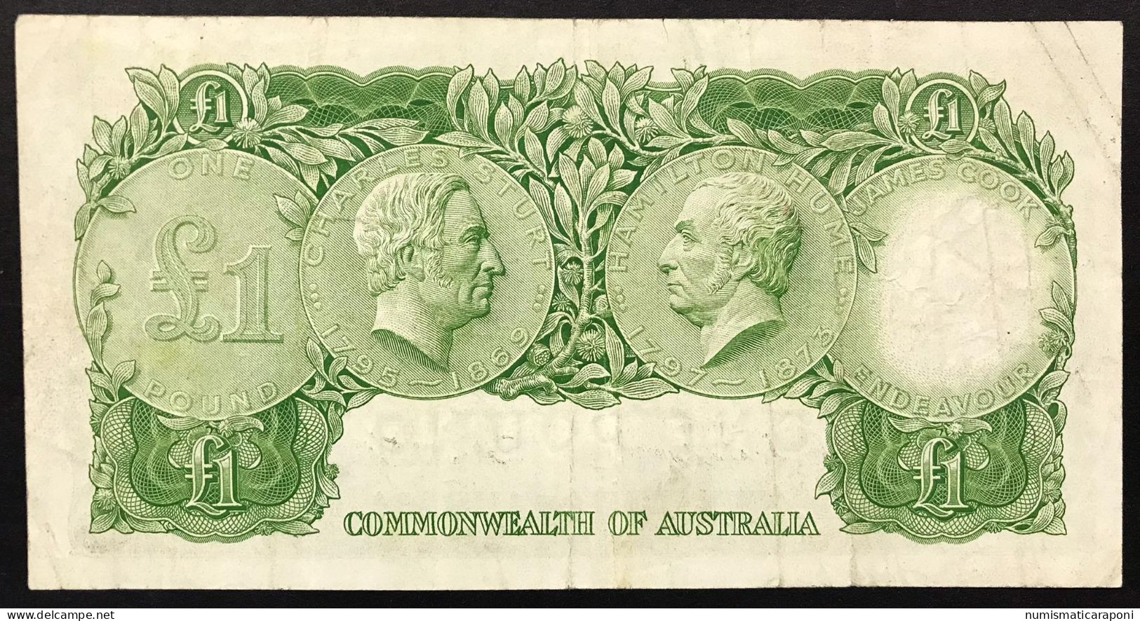 Australia 1 Pound Pick#34 Bb Lotto 1644 - 1974-94 Australia Reserve Bank (paper Notes)