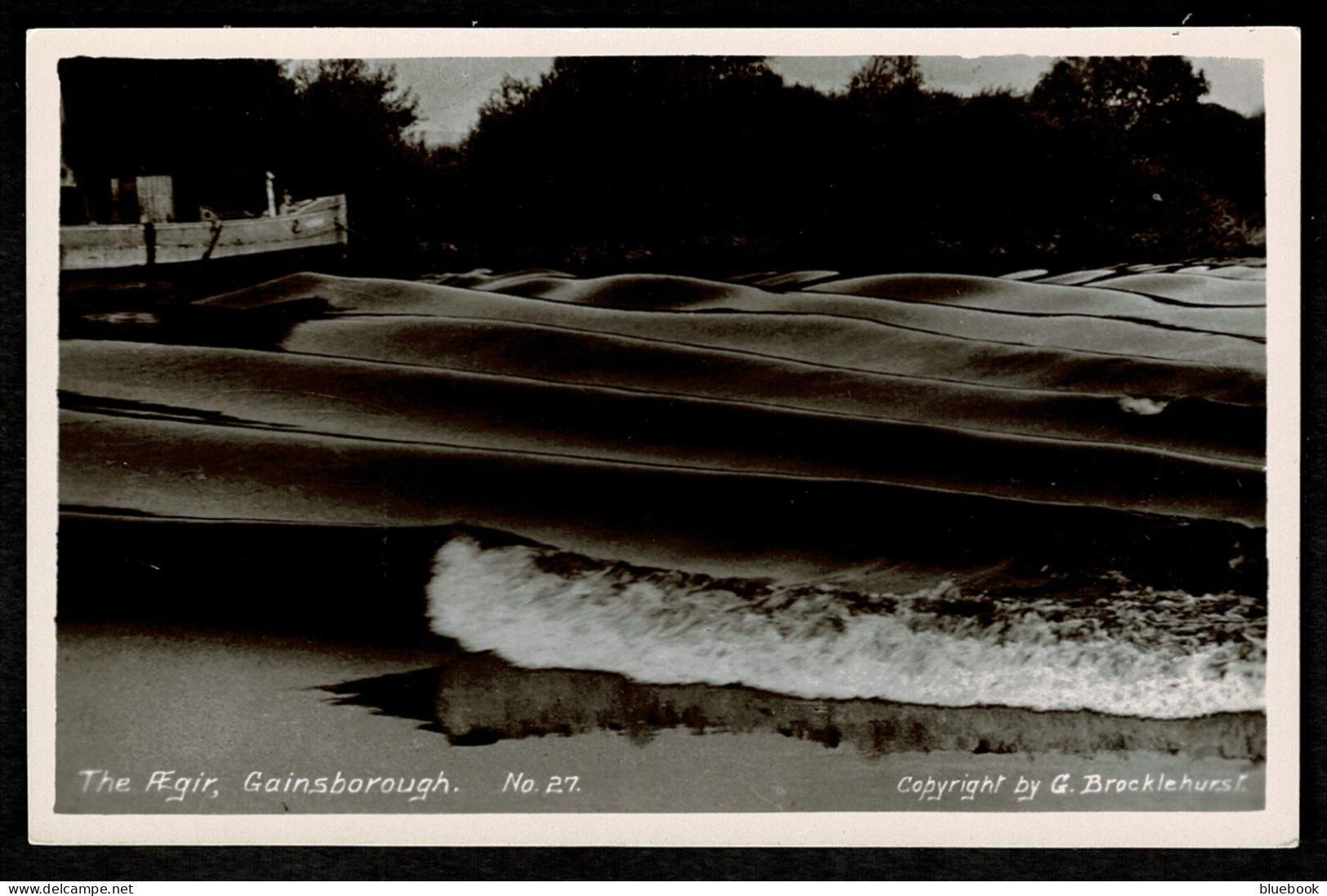 Ref  1604  -  Real Photo Postcard - The River Trent - Aegir River Bore - Gainsborough Lincolnshire - Otros & Sin Clasificación