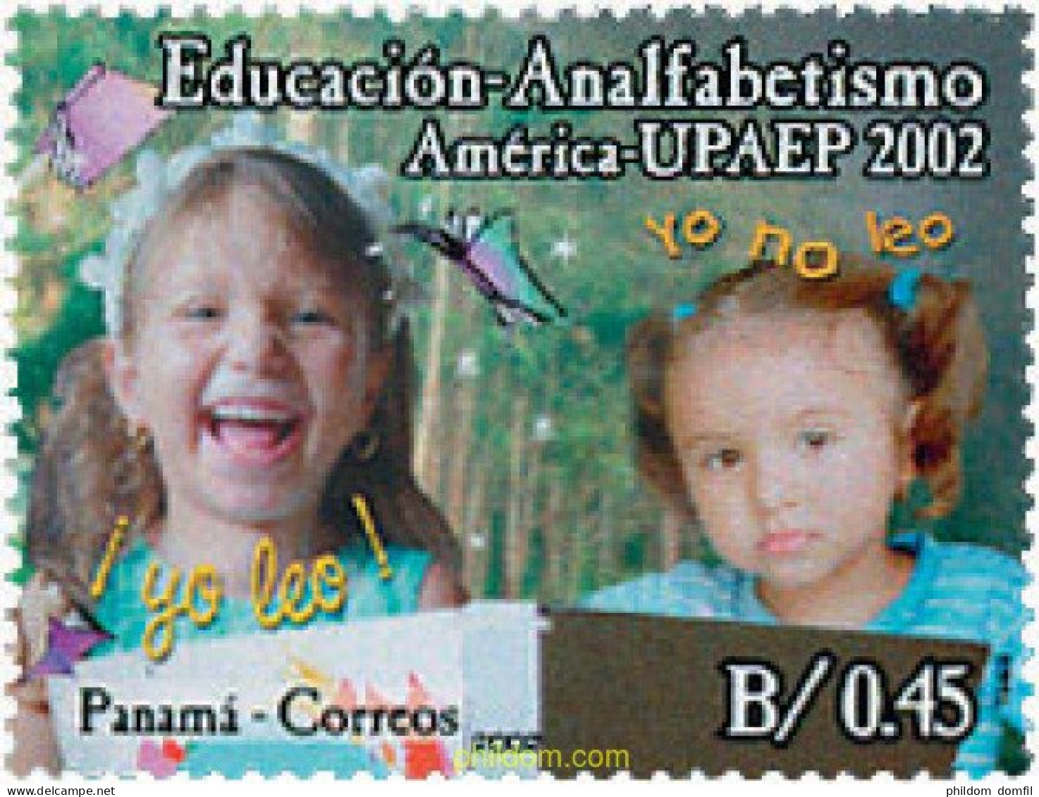 129360 MNH PANAMA 2002 AMERICA-UPAEP 2002 - EDUCACION Y ANALFABETISMO - Araignées