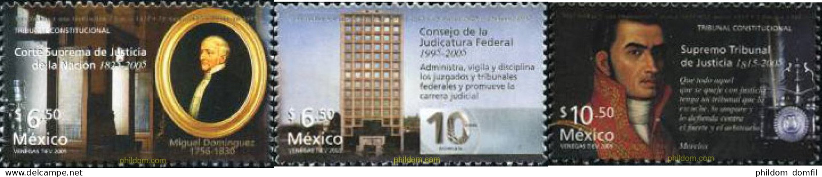 185764 MNH MEXICO 2005 PODER JUDICIAL - Autres & Non Classés