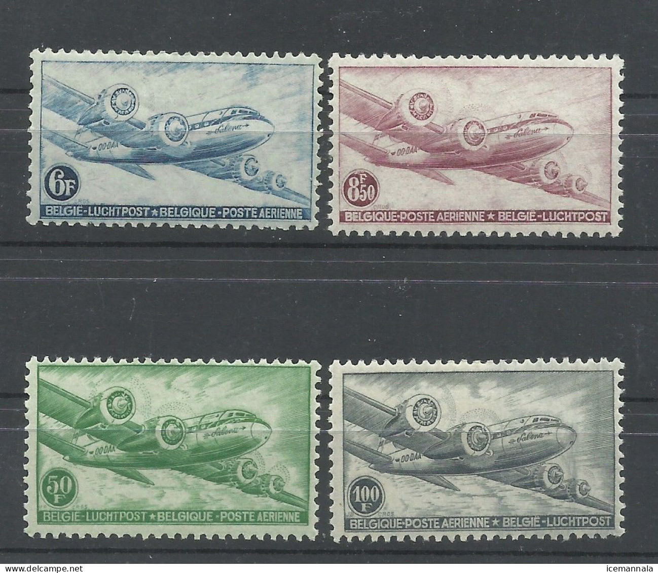 BELGICA   YVERT  AEREO  8/11   MH  * - Mint