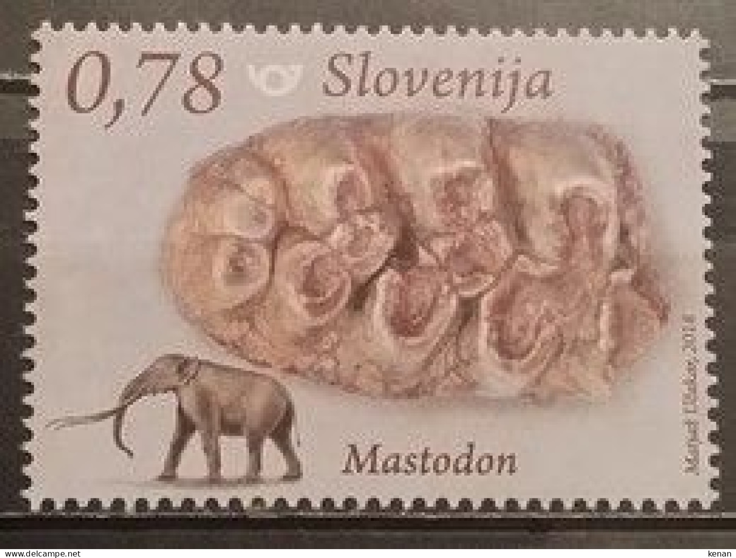 Slovenia, 2018, Mi: 1297 (MNH) - Fossiles