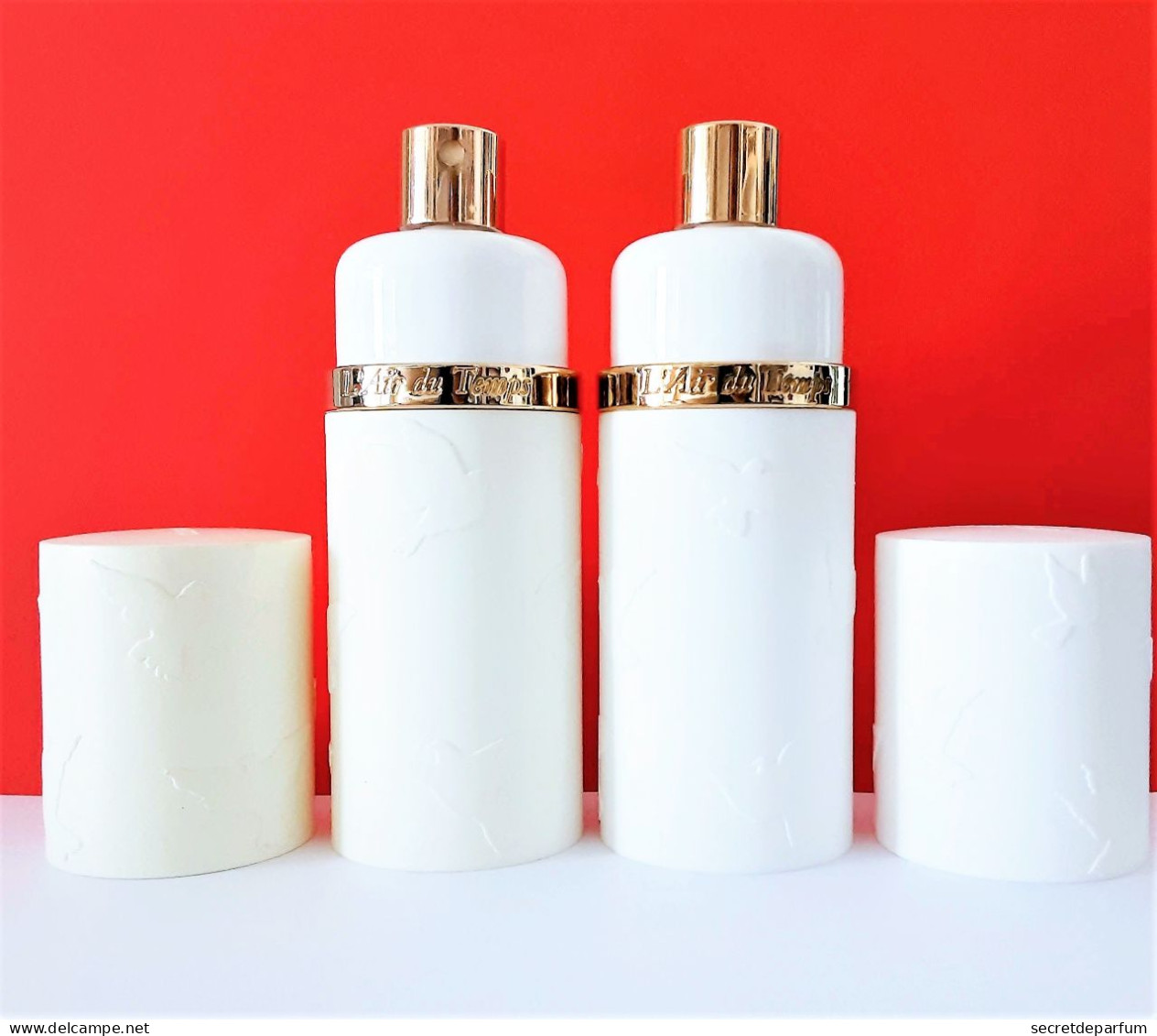 2 Flacons De Parfum  L'AIR  Du TEMPS  De NINA RICCI  Spray Vide   EDT  50  Ml - Bottles (empty)