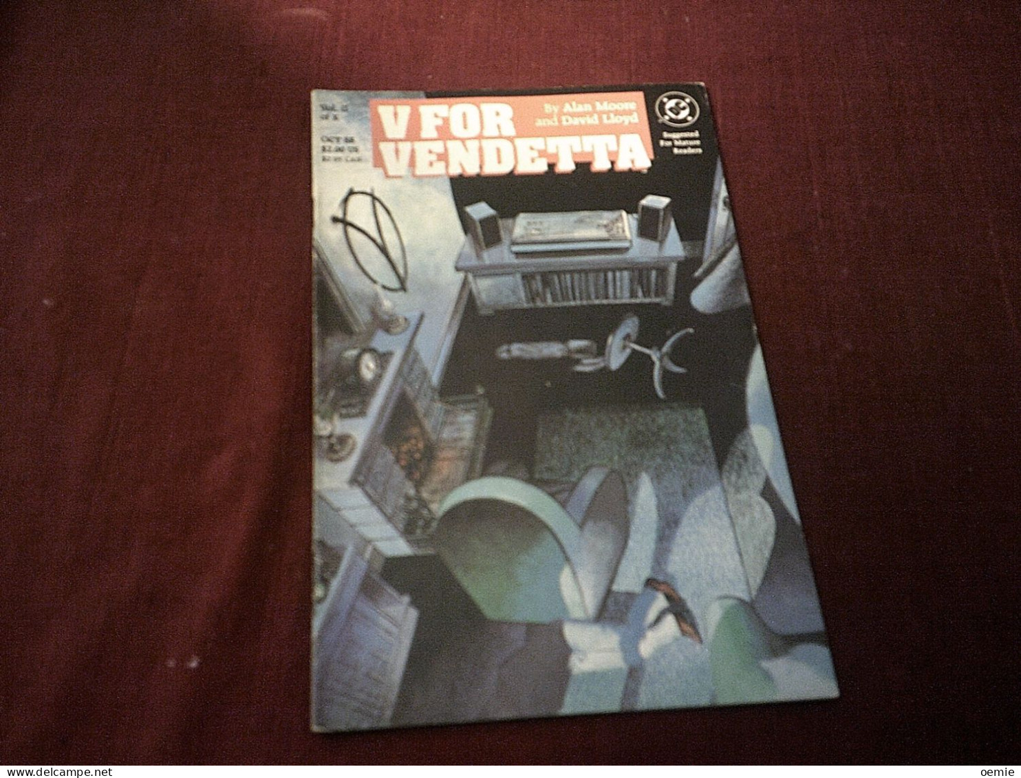 V FOR VENDETTA  VOL 2 OF X   OCT  88 - DC