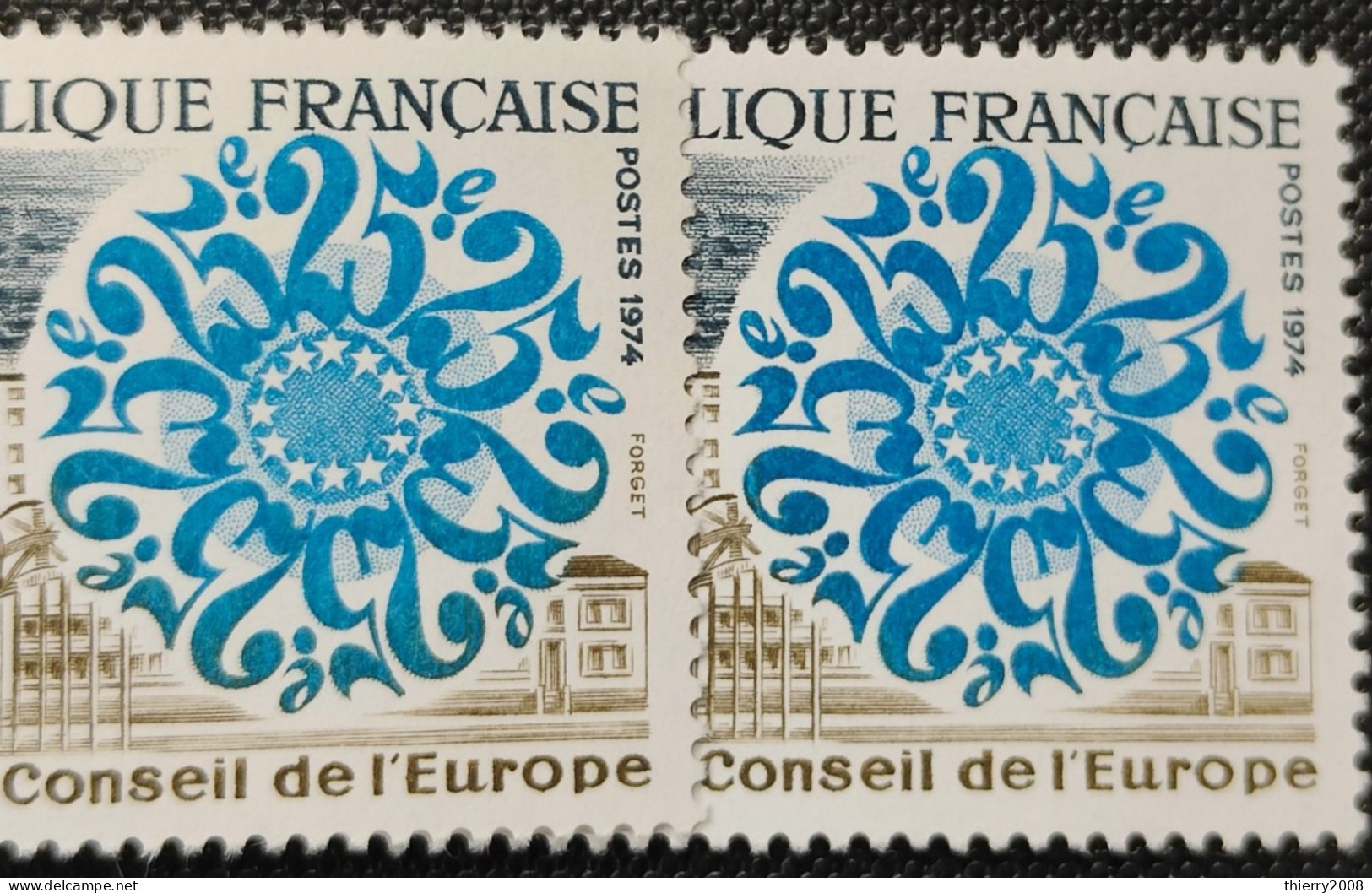 N° 1792 (Variété, Bleu/bleu Foncé)  Neuf **  TB - Neufs